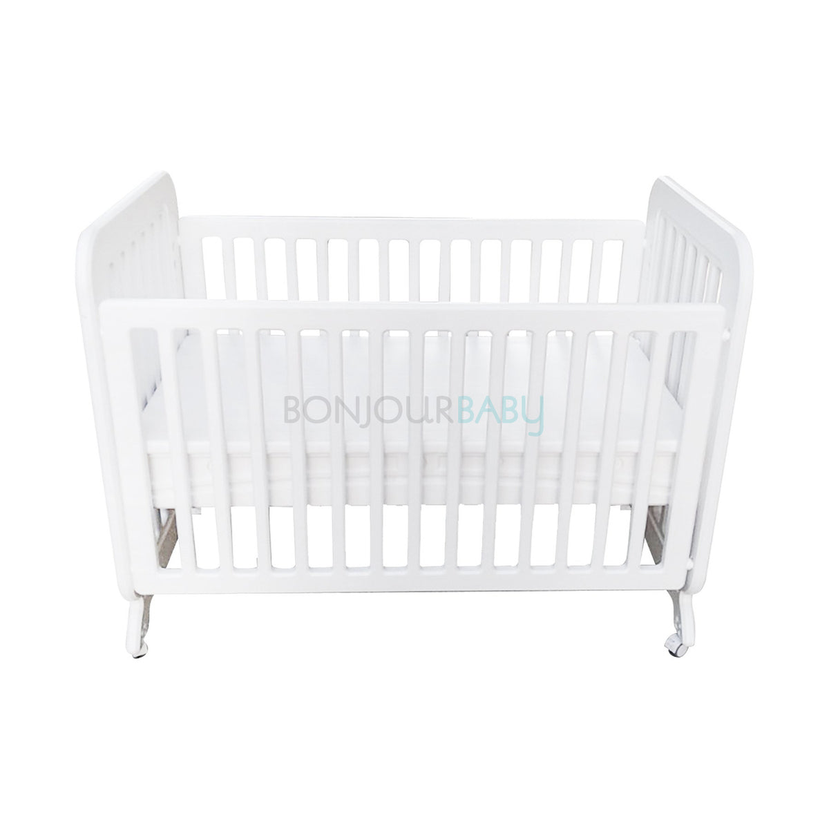 Adjustable Height Convertible Crib Bonjour Baby