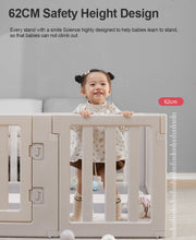*Pre-Order June 12 shipout* 12-Panel Lagom Playpen with FREE 2 sets Mix and Match Mats (Gray)
