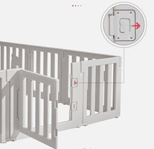*Pre-Order June 12 shipout* 12-Panel Lagom Playpen with FREE 2 sets Mix and Match Mats (Gray)