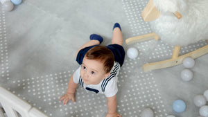 Bundle: 12-Panel Lagom Square Playpen & 2 XL Luxe Playmat