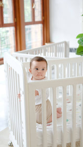 Bundle: 12-Panel Lagom Square Playpen & 2 XL Luxe Playmat