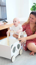 Panda 2-in-1 Push Trolley and Wagon