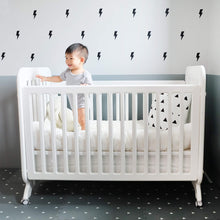 Bundle: Multi-level Convertible Crib, Mattress & Labebe Wooden Rocker