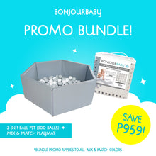 Bundle: Foldable Ball Pit & Mix and Match Playmat