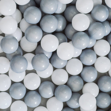 Grey and White Balls