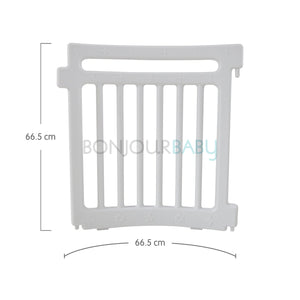 |Bodega Sale| 8-pc Circular Playpen Gray + 2 FREE straight extension panels gray