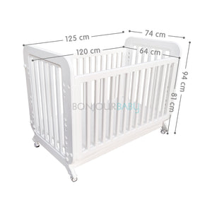 Adjustable Height Convertible Crib