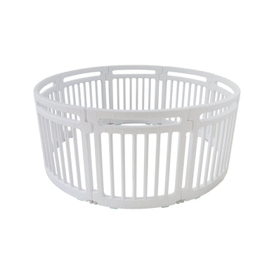 |Bodega Sale| 8-pc Circular Playpen Gray + 2 FREE straight extension panels gray