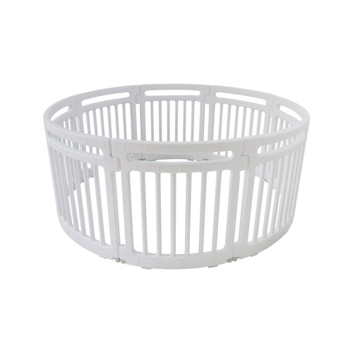 |Bodega Sale| 8-pc Circular Playpen Gray + 2 FREE straight extension panels gray